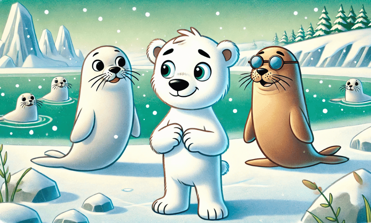 Benjamin, der kleine Eisbär, & die freundlichen Seehunde