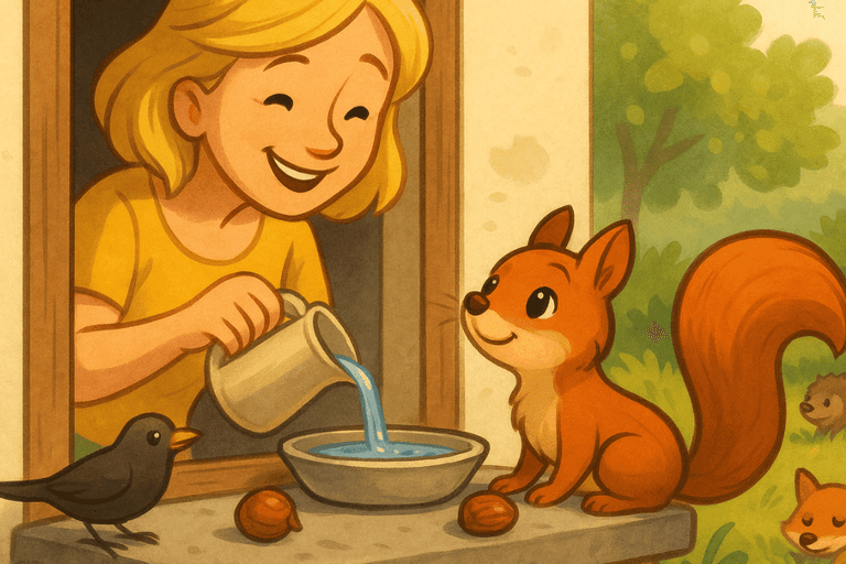 Das Eichhörnchen Lea & das Wasserwunder