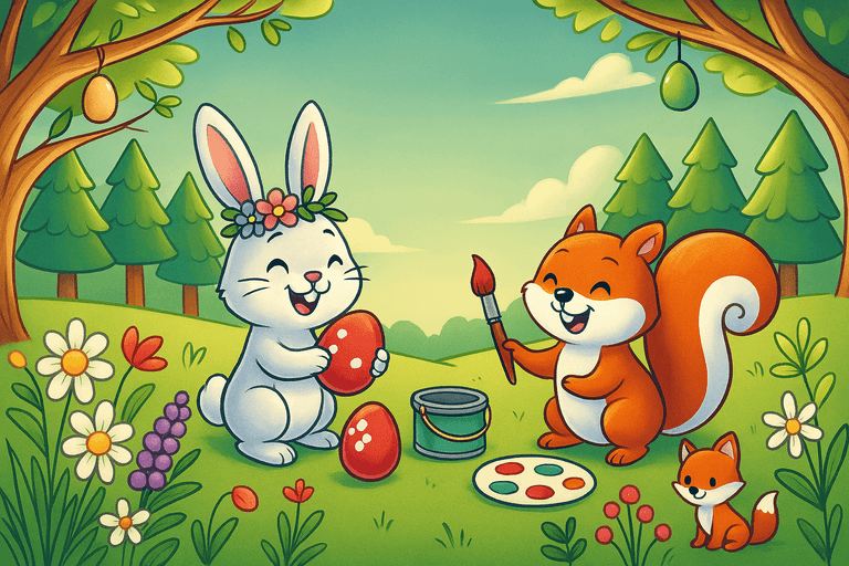 Das Geheimnis des Osterhasen - Wo ist die Farbe geblieben?