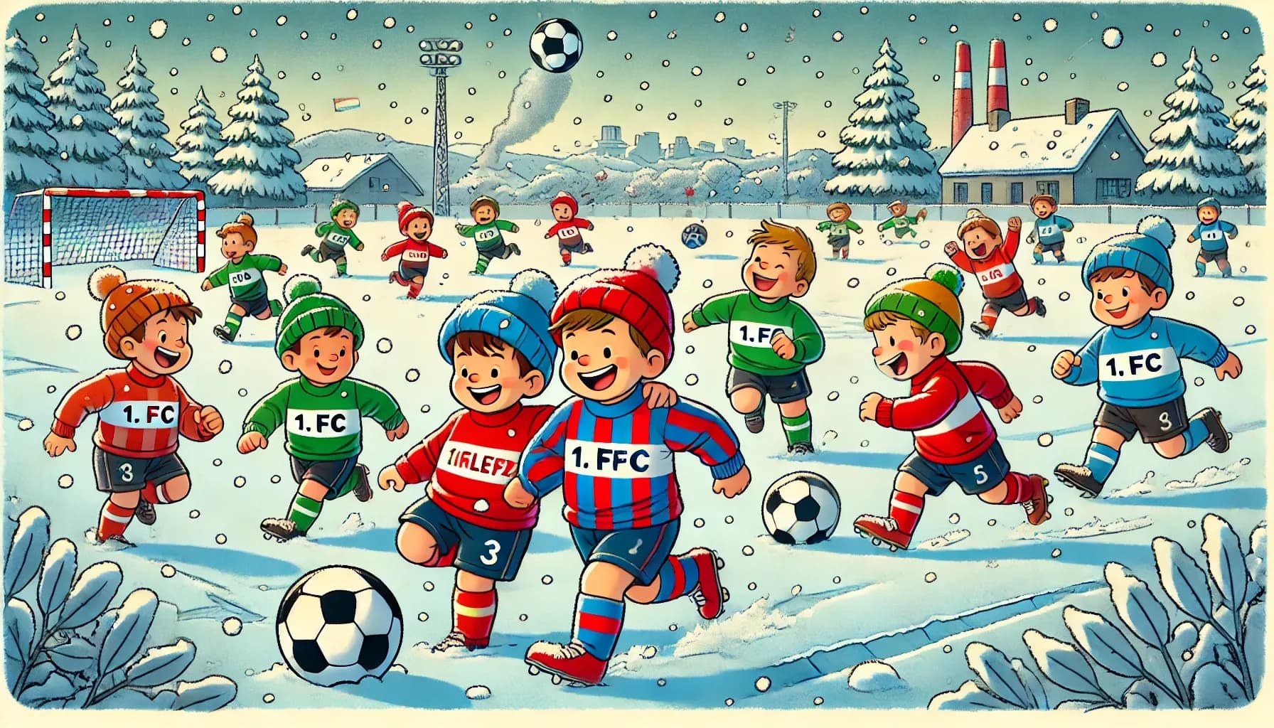 Das Weihnachts-Freundschaftsspiel der Bambinis