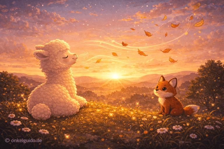 Dennis das Alpaka & der leise Abendwind