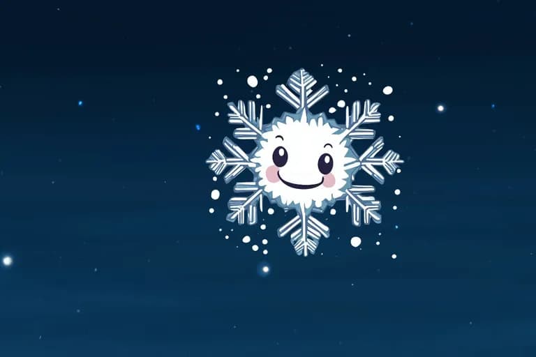 Der erste Schnee des Jahres