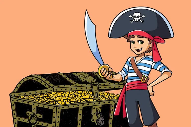 Sam, der gierige Pirat
