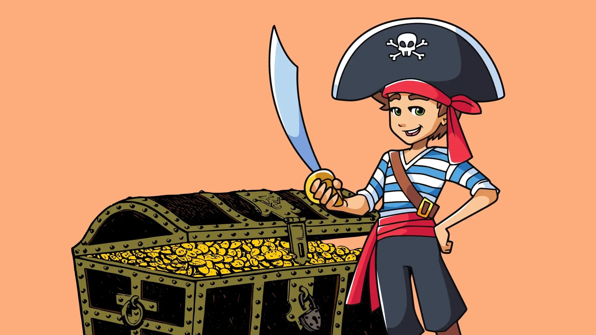 Sam, der gierige Pirat