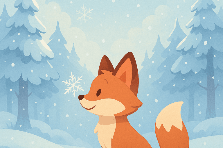 Der kleine Fuchs & das erste Schneeflockenwunder