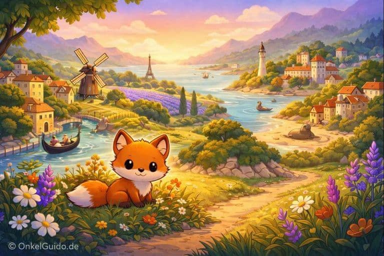Der kleine Fuchs auf Reisen