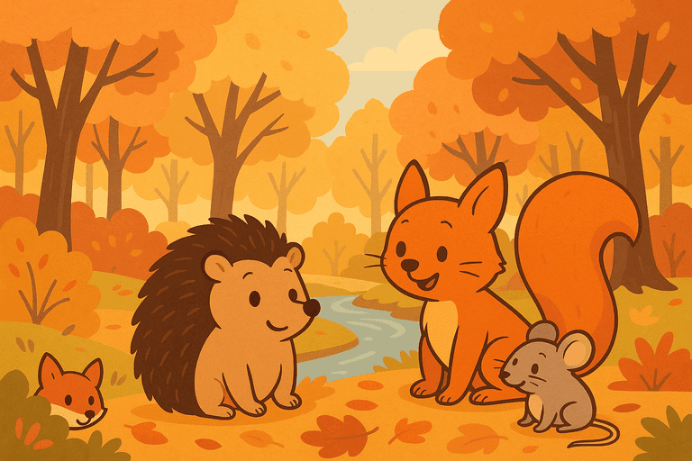 Der kleine Igel Moritz & die neuen Herbstfreunde