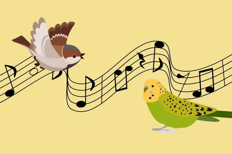 Der kleine Spatz Berti lernt neue Lieder