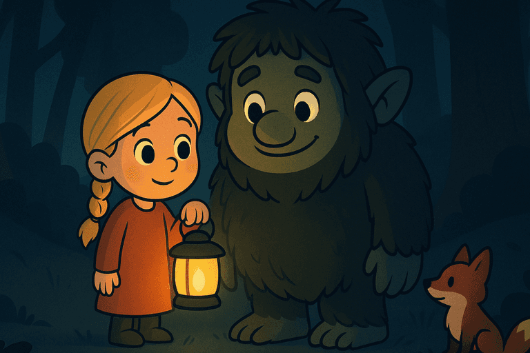 Der kleine Troll mit der Laterne