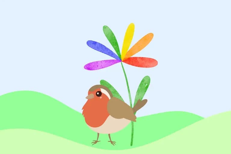 Der kleine Vogel Robin & das Weihnachtsgeschenk