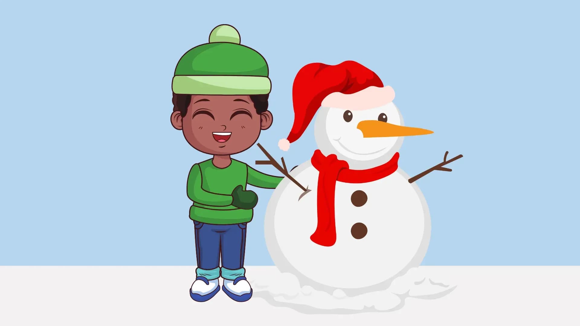 Der perfekte Schneemann