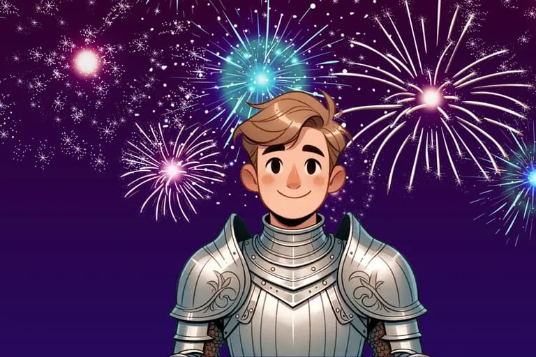 Der mutige Ritter & das Silvester-Abenteuer