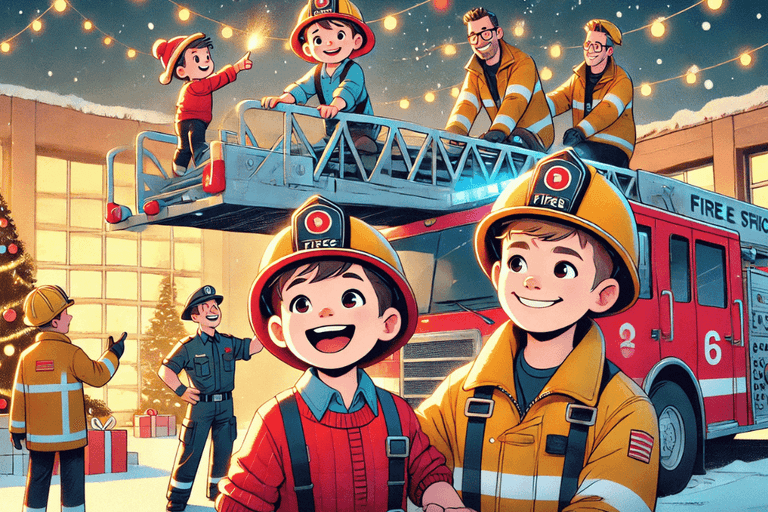 Die Weihnachtsfeuerwehr: Paul & Sascha auf großer Tour