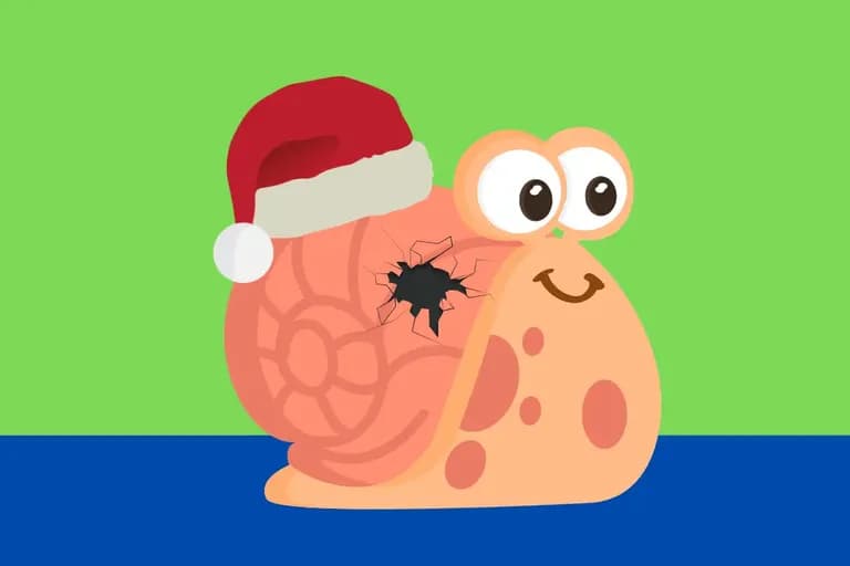 Die Weihnachtsschnecke