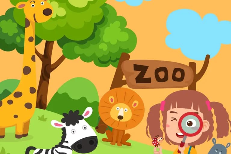 Ein fröhlicher Zoobesuch