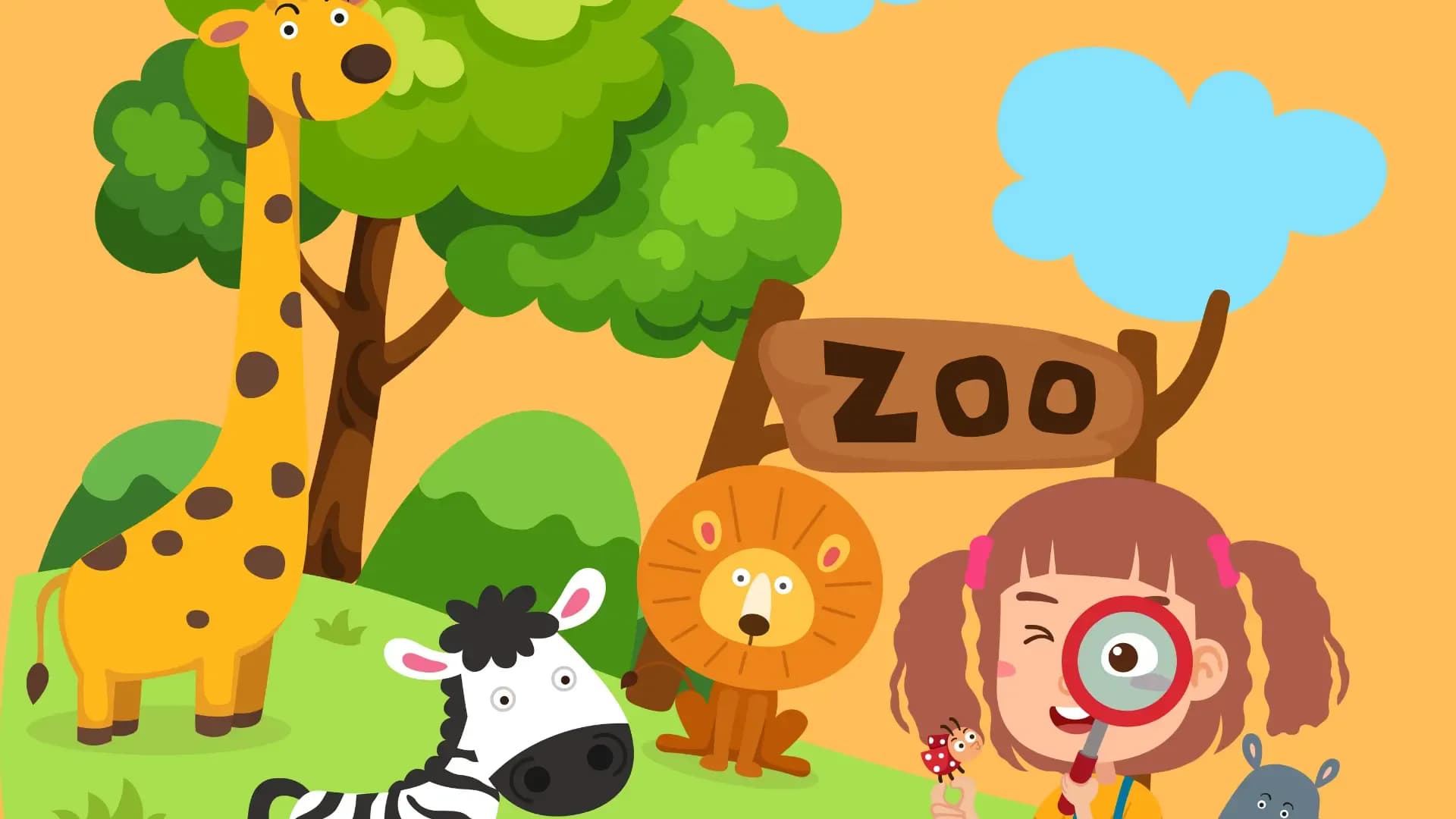 Ein fröhlicher Zoobesuch