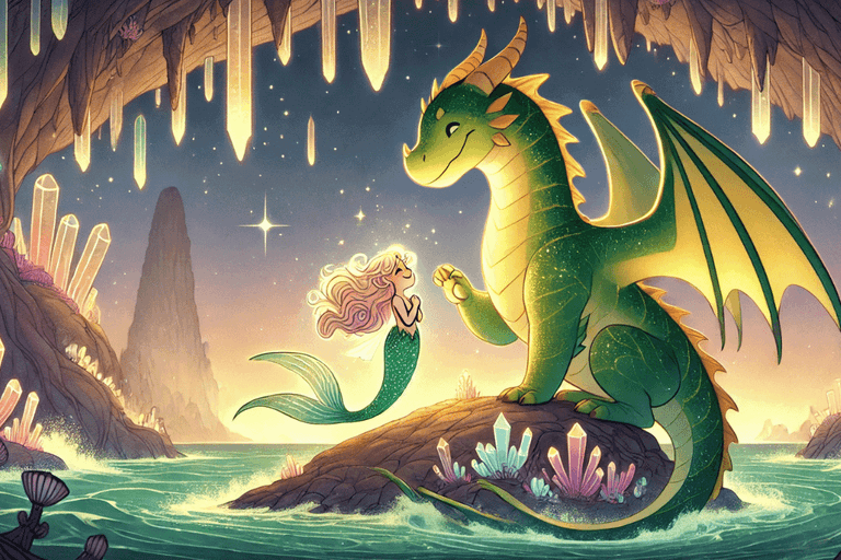 Der Drache & die Meerjungfrau: Das Geheimnis der flüsternden Insel