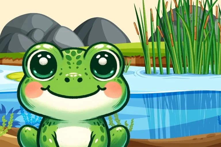 Felix, der Frosch, schlichtet einen Streit