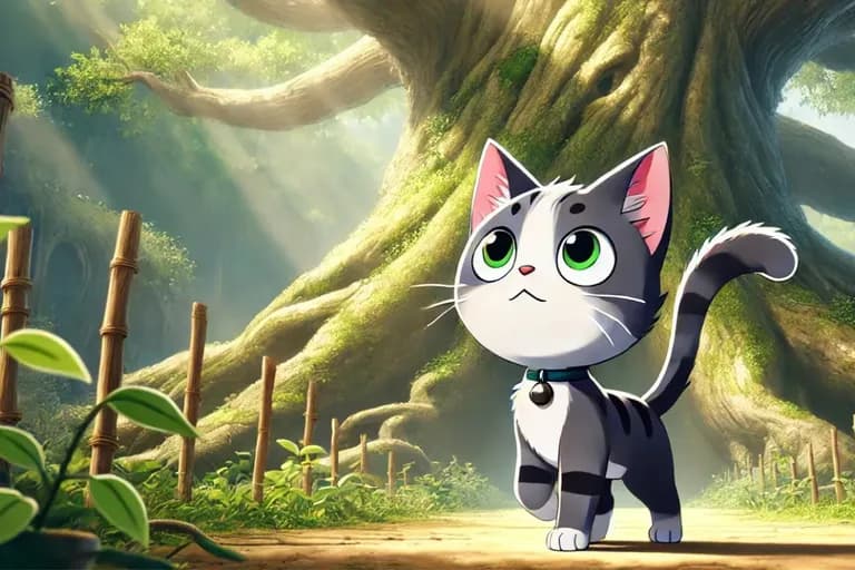 Felix, die Kletterkatze