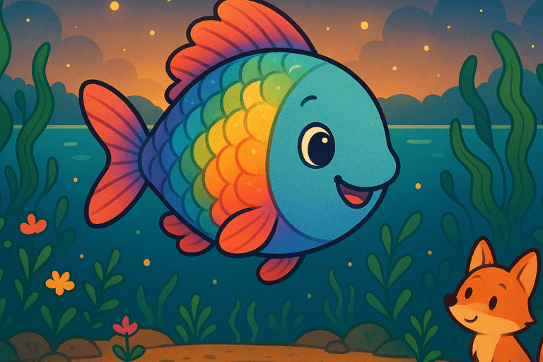 Fips, der Regenbogenfisch mit den verborgenen Farben