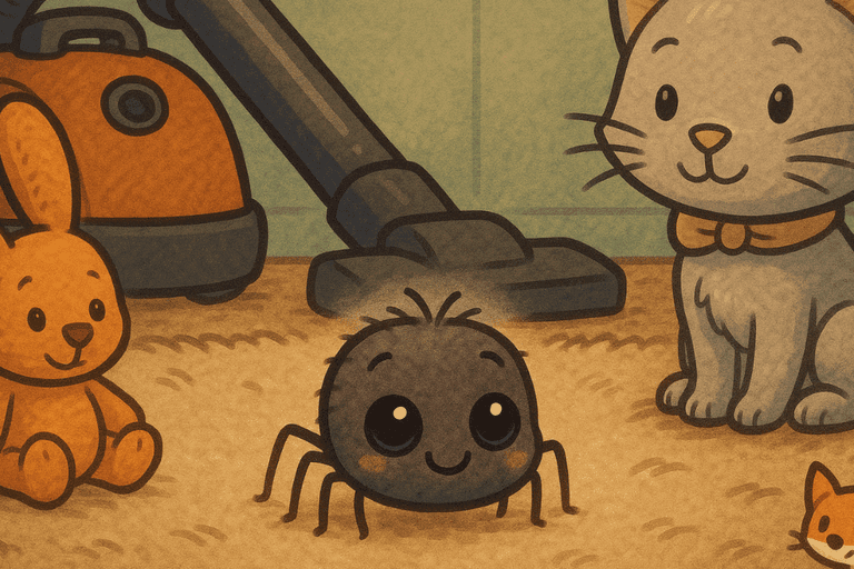 Fridolin, die kleine Spinne, & das große Abenteuer im Haus