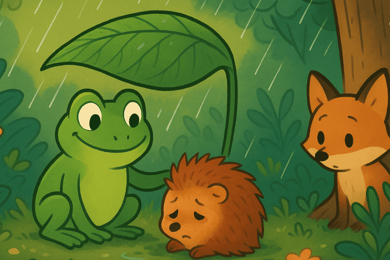 Fritz, der kleine Frosch & das große Gewitter