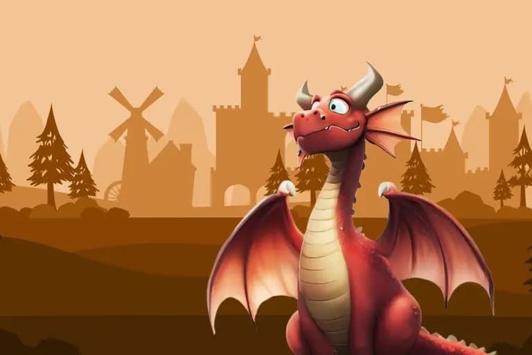 Fritzi, der Drache, will auch mal der Held sein