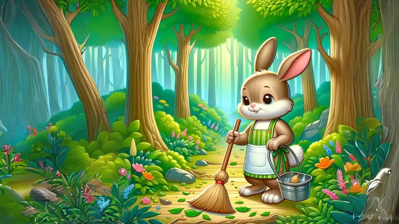 Frühjahrsputz im Wald – eine Geschichte über das Aufräumen