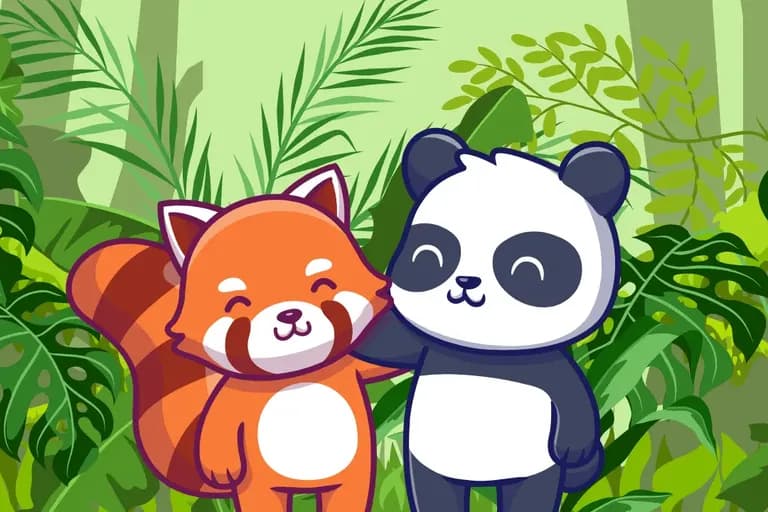 Hugo & Rosa: Die Geschichte von zwei ungleichen Pandas