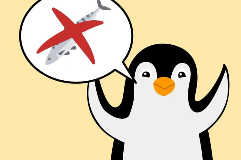 Der kleine Pinguin, der keine Makrelen mehr mochte