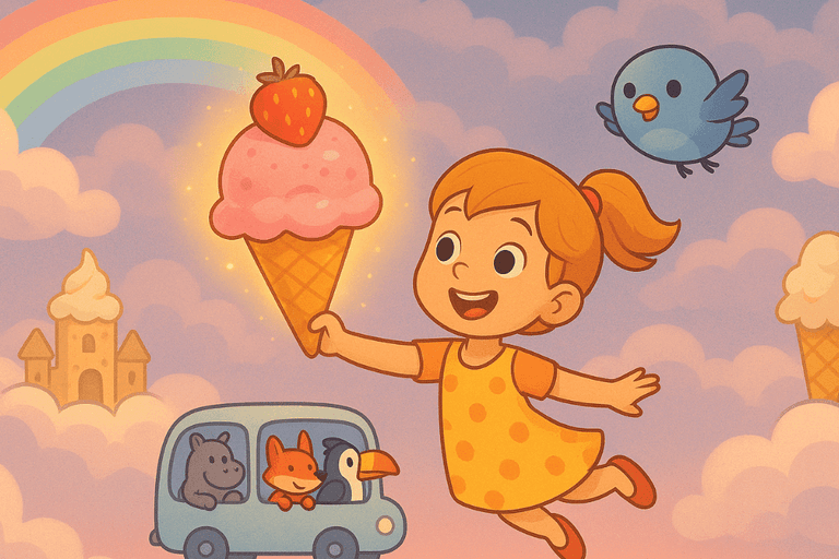 Lilli & das fliegende Erdbeereis
