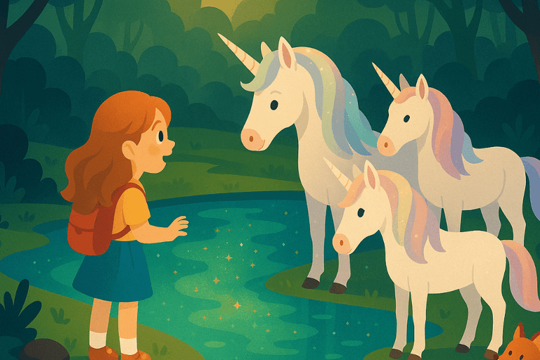 Lina & der glitzernde Einhornsee