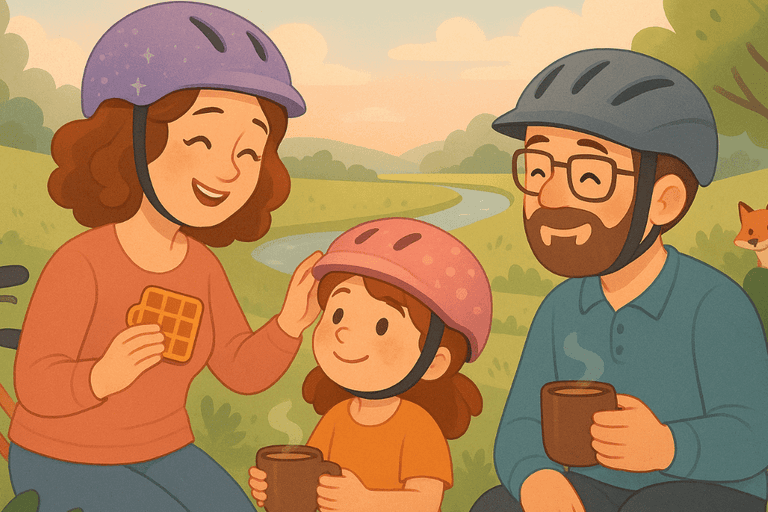 Mama, die Locken & das Helm-Abenteuer zur Siegfähre