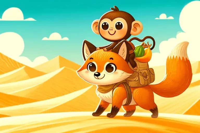 Max, der Wüstenaffe, erlebt ein neues Abenteuer
