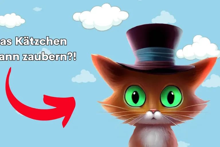Mia & die zauberhafte Katze erleben ein Abenteuer