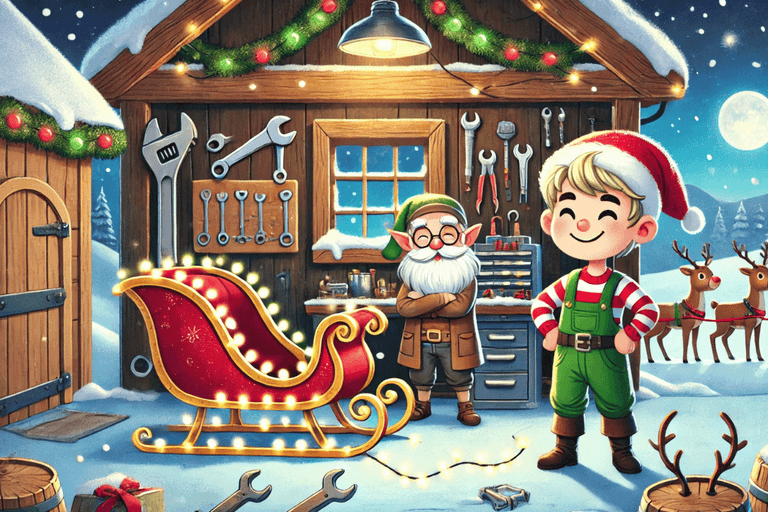 Niklas & der kaputte Weihnachtsschlitten