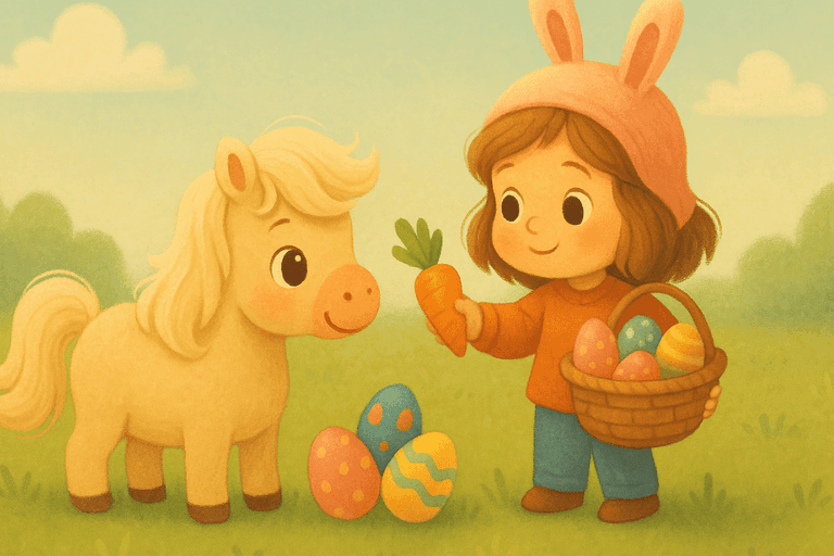 Penelopes erstes Ostern – Ein klitzekleines Pony entdeckt ein großes Fest