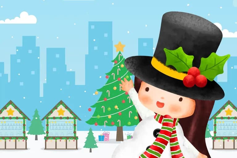 Pia besucht den Weihnachtsmarkt