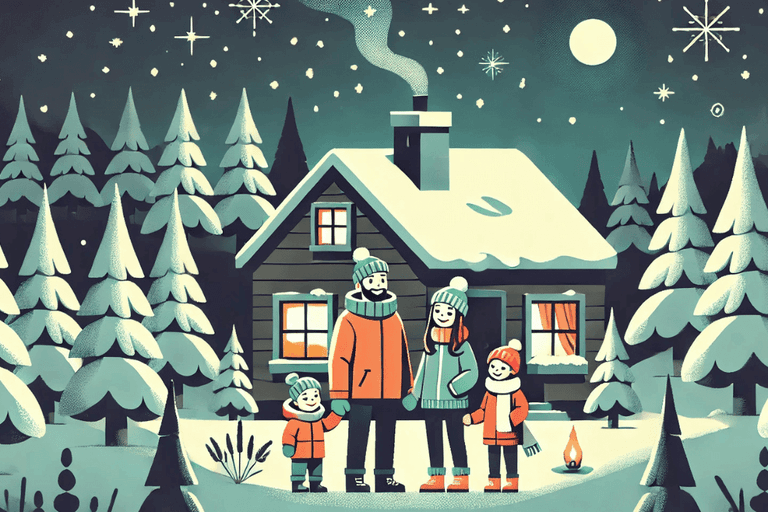 Winterurlaub in den Bergen