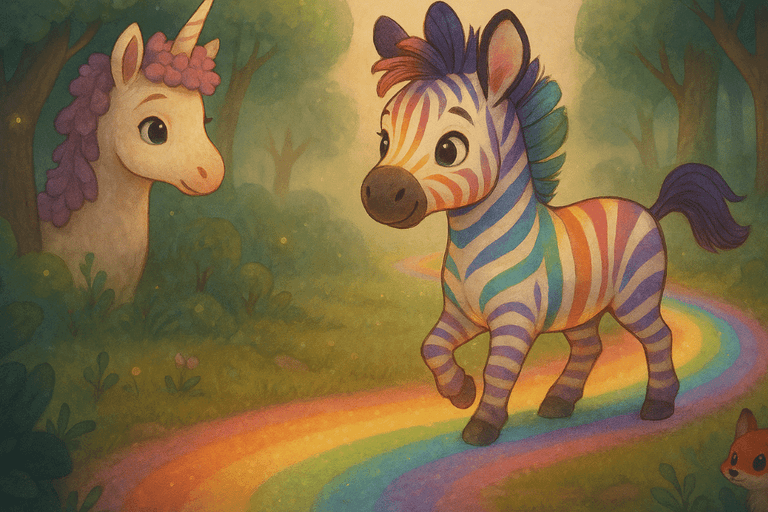 Zenzi Zebra & der Regenbogenpfad