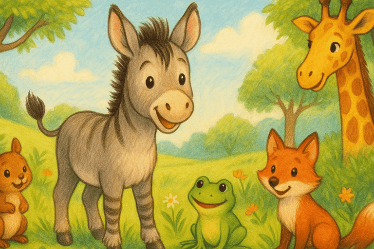 Zotti, das kleine Zesel – Halb Zebra, halb Esel, ganz besonders