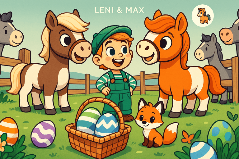 Das Osterfest auf dem Ponyhof – Ein fröhliches Suchabenteuer