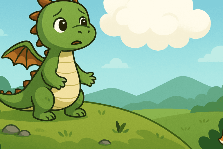 Der kleine Drache & die verschwundene Wolke