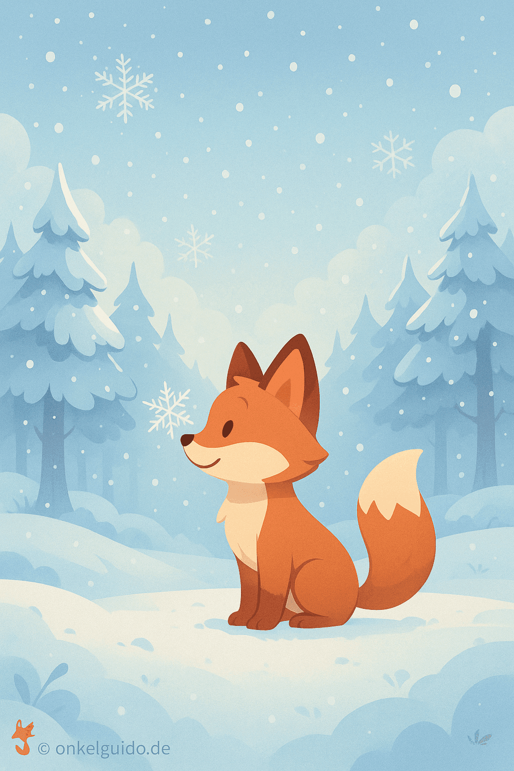 Der kleine Fuchs & das erste Schneeflockenwunder