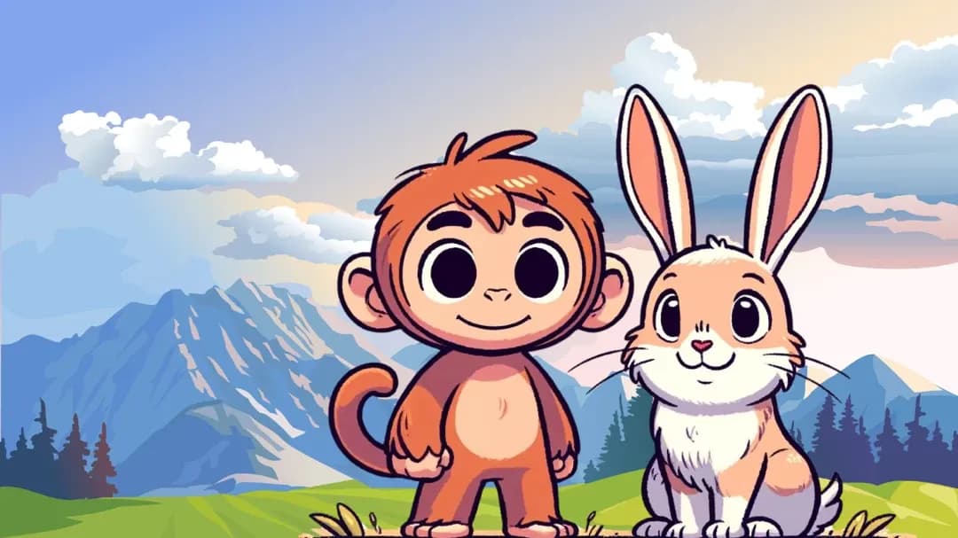 Der mutige kleine Affe & der große Berg