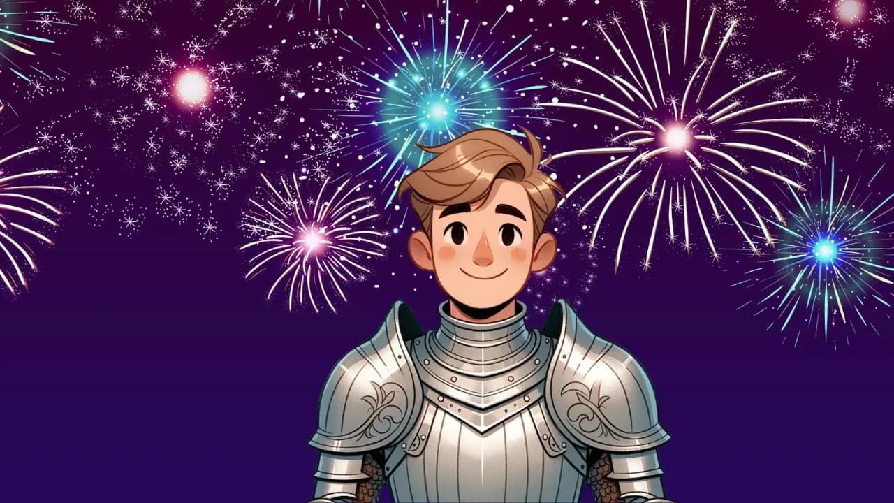 Der mutige Ritter & das Silvester-Abenteuer