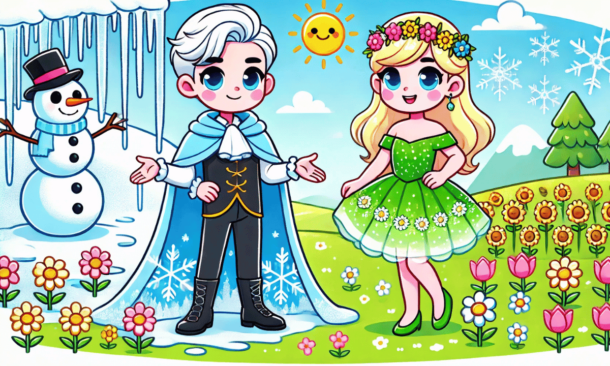 Der Winter & die wunderschöne Frühlingsprinzessin