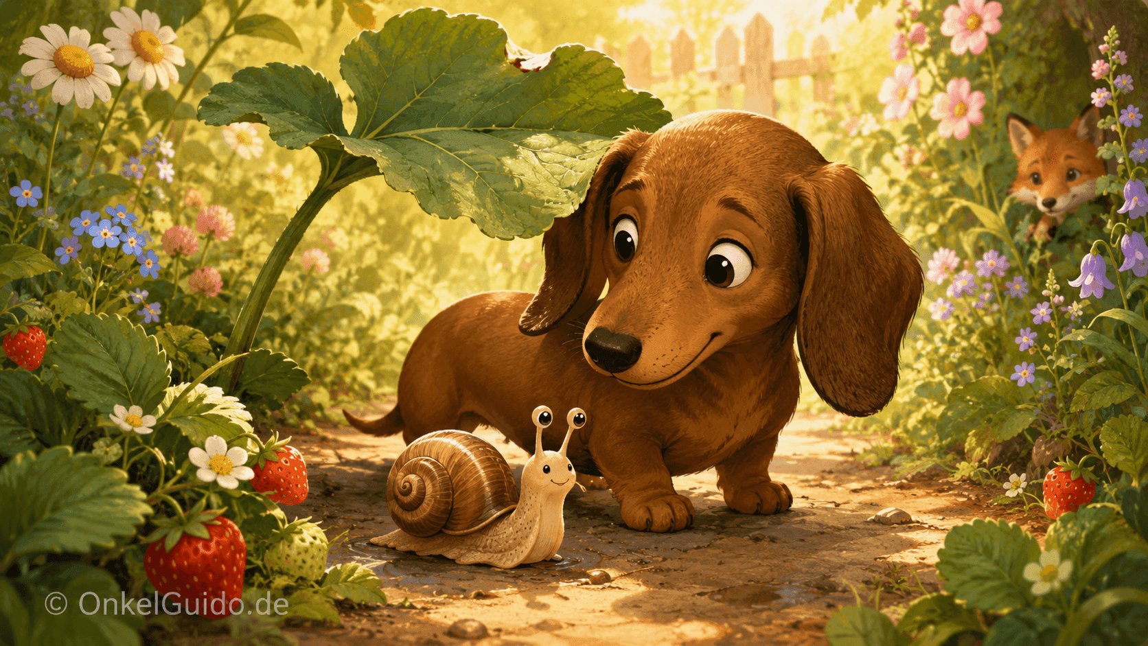 Die kleine Schnecke Lena & der Dackel Gerd