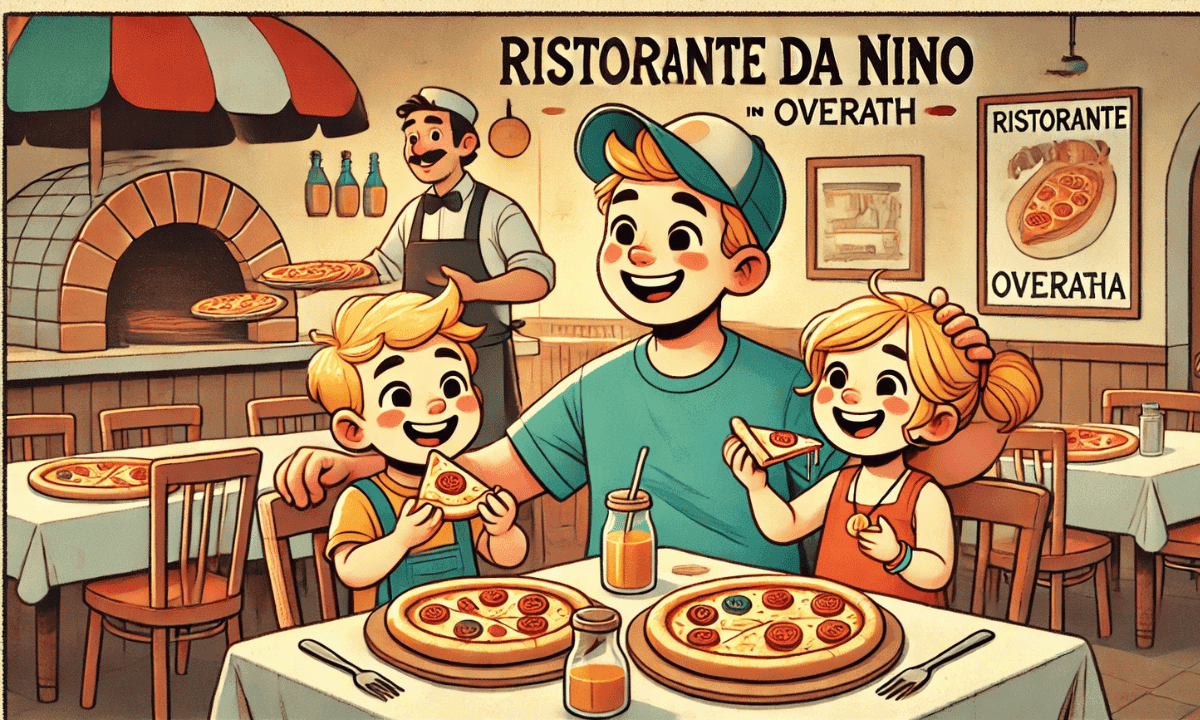 Ein gemütlicher Pizzaabend mit Papa