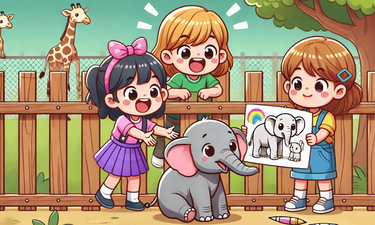 Ein großer Malwettbewerb für das Elefantenbaby Luna